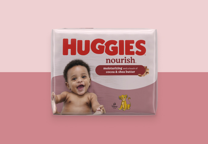 Huggies® Nourish™ Scented Baby Wipes, 2 Packs (112 Wipes Total)
